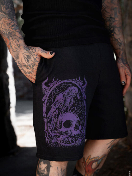 Death Raven Sweat Shorts [Unisex]
