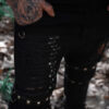 Annihilate Safety Pin Studded Pants
