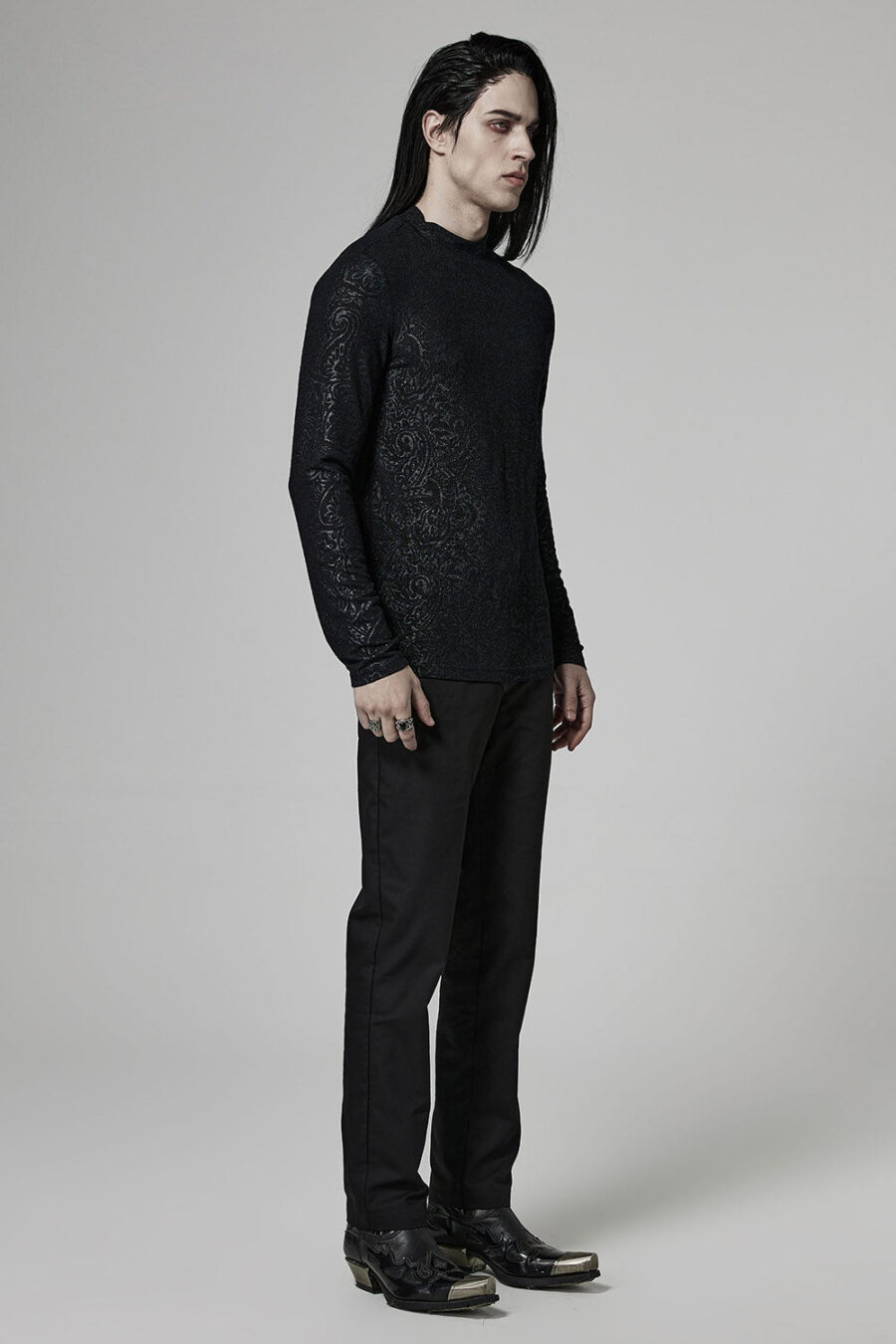 Vampire Goth Long Sleeve Top