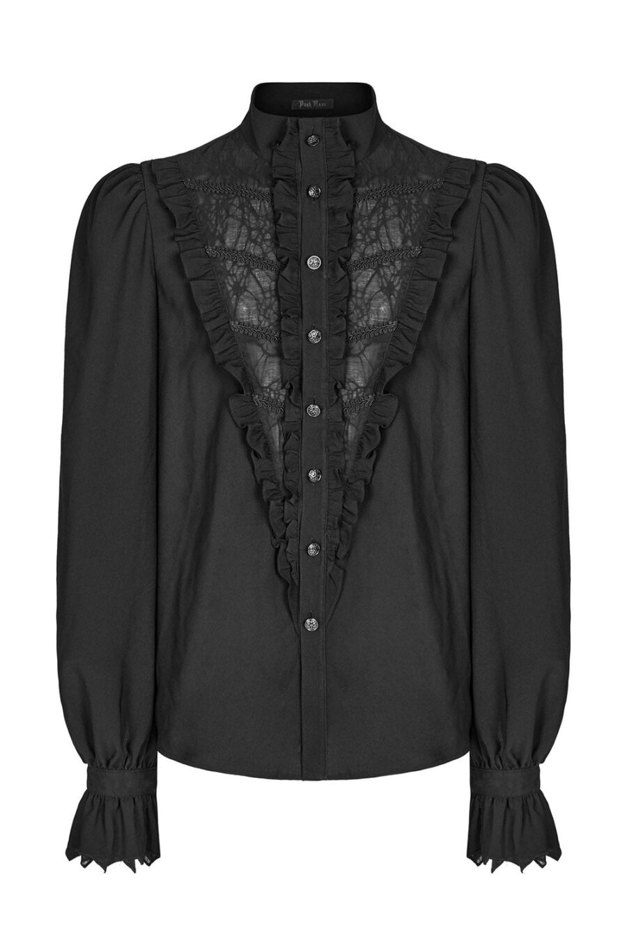Coffinry Tattered Button-Up Shirt
