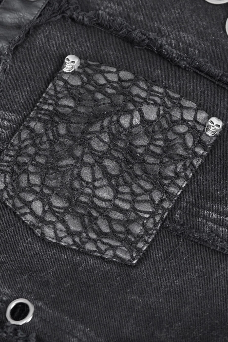 Undead Distressed Vest