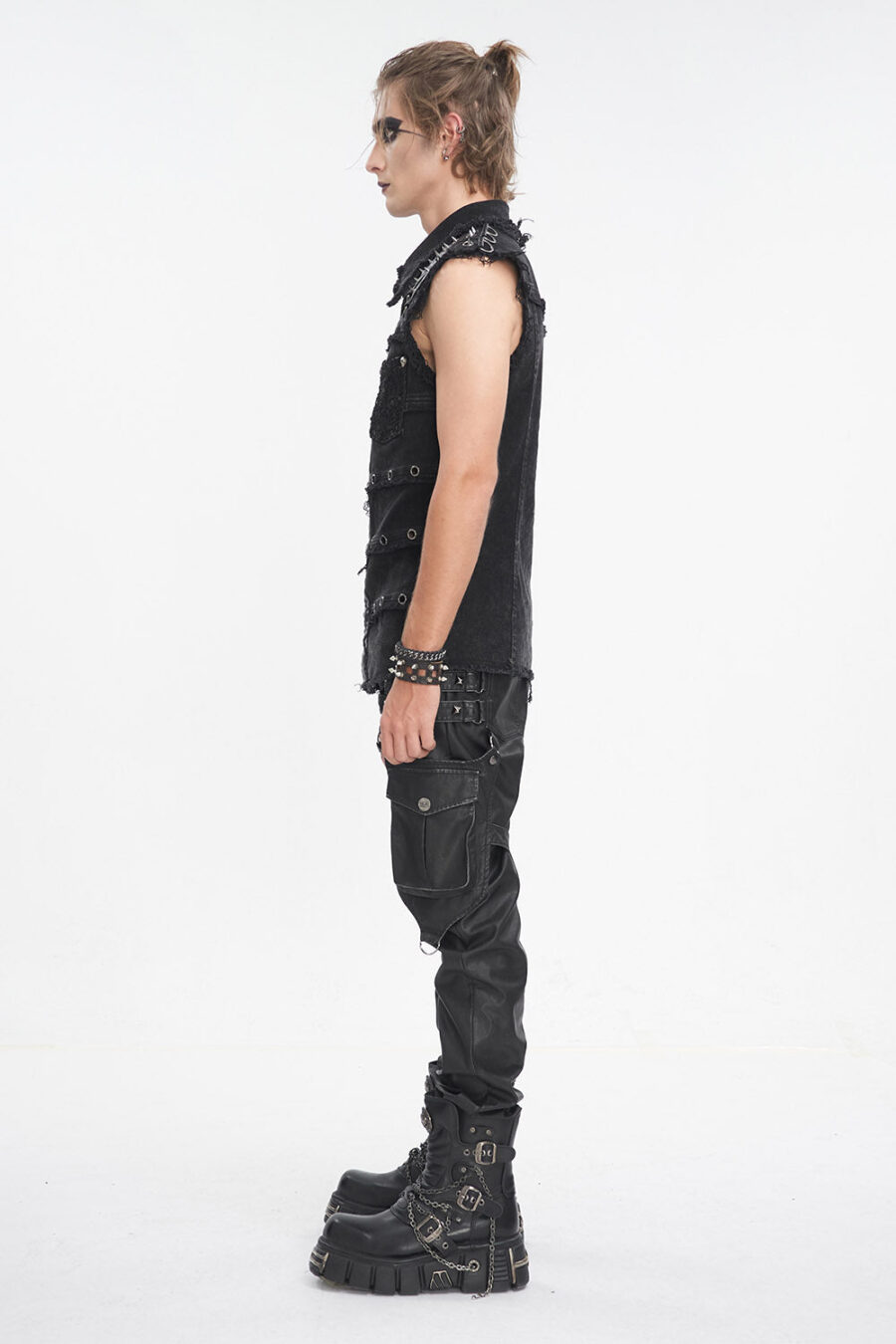 Undead Distressed Vest