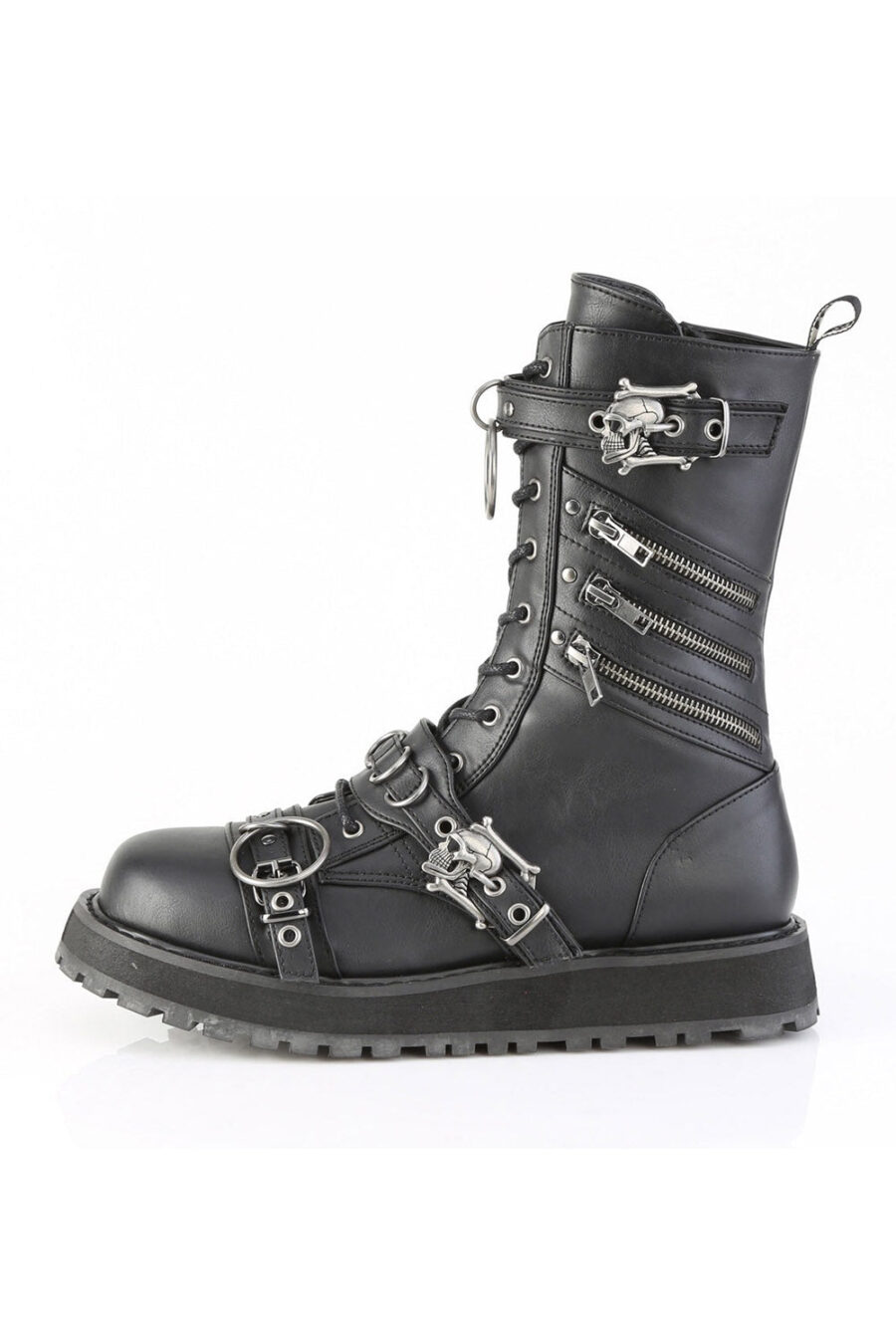 Skull & Crossbone Combat Boots [VALOR-240]
