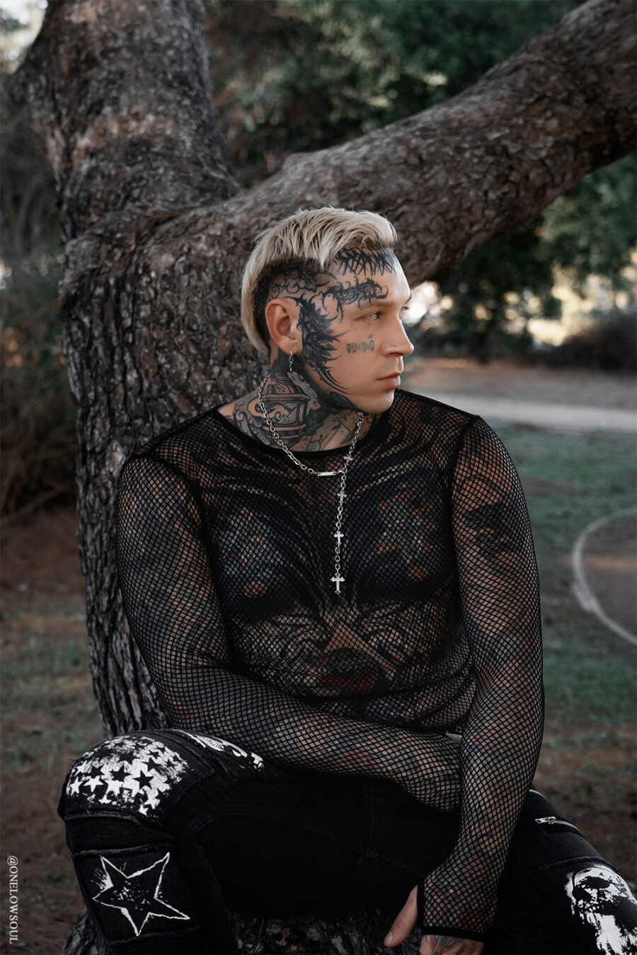 Shadowgrid Fishnet Shirt