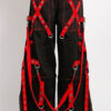 Tripp NYC X-Strap Zip Off Pants [BLACK/RED]