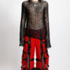 Tripp NYC Harness Dark Street Pants [Red/Black]