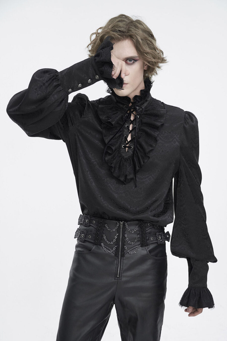 Castle Dracula Lace-Up Shirt