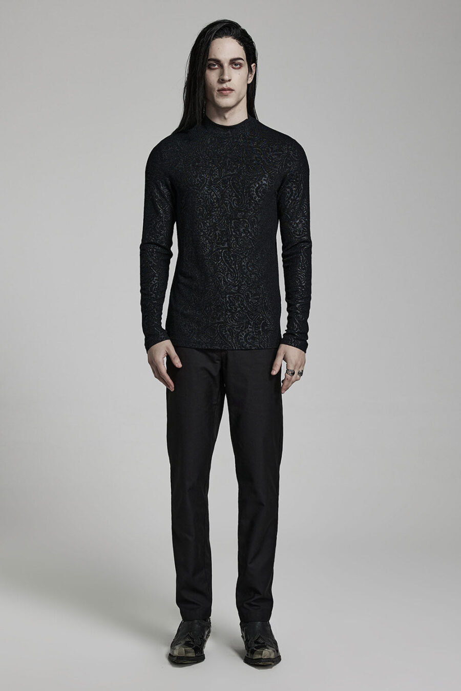 Vampire Goth Long Sleeve Top