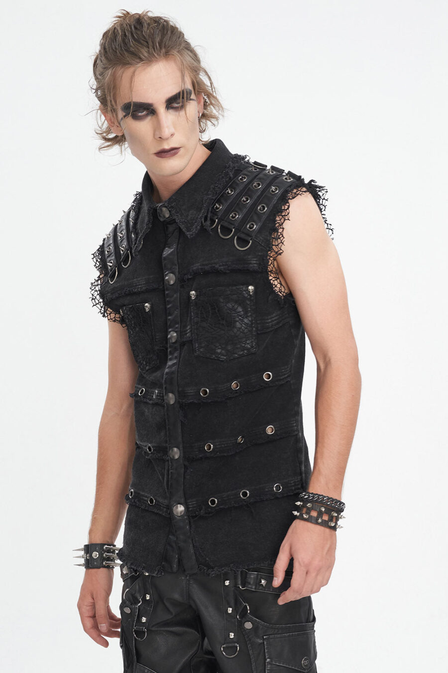 Undead Distressed Vest