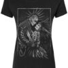 Monster Love: Frankenstein & Bride T-shirt [Graveyard Gray]