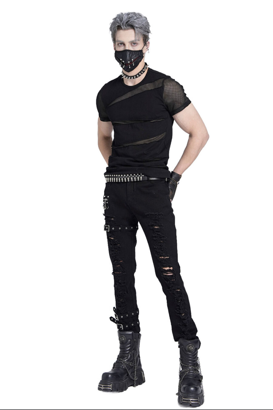 Fishnet Slasher Top