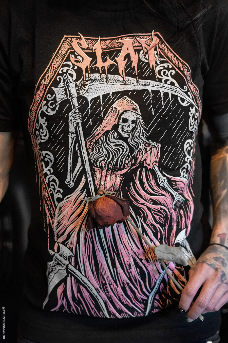 Lady Grim Reaper T-shirt