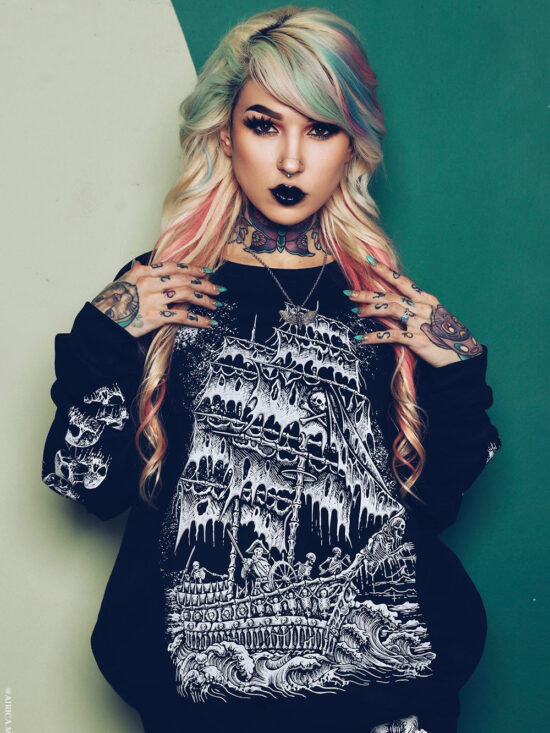 Skeleton Crew Pirate Ship Sweatshirt