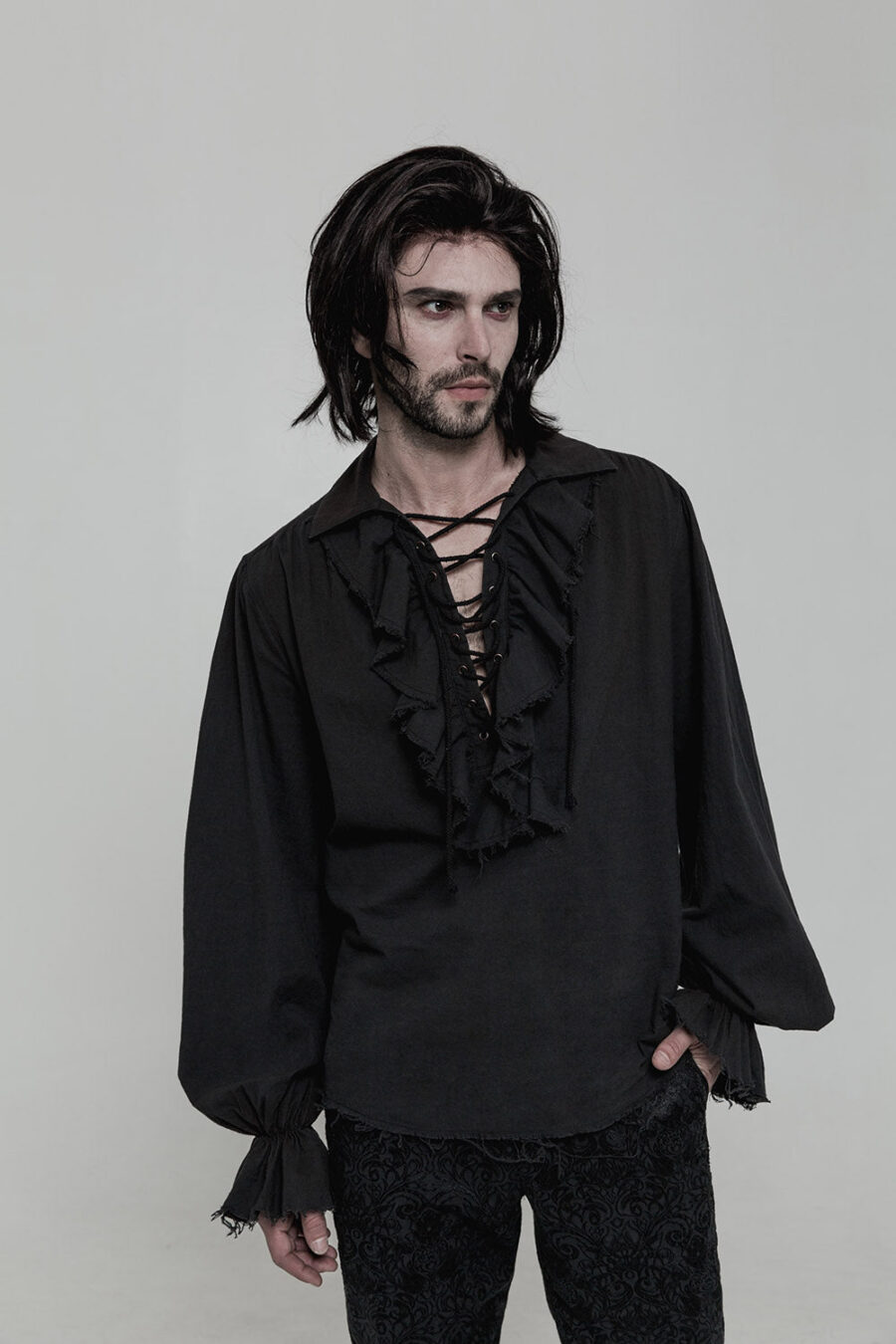 Pirate's Code Lace-Up Shirt