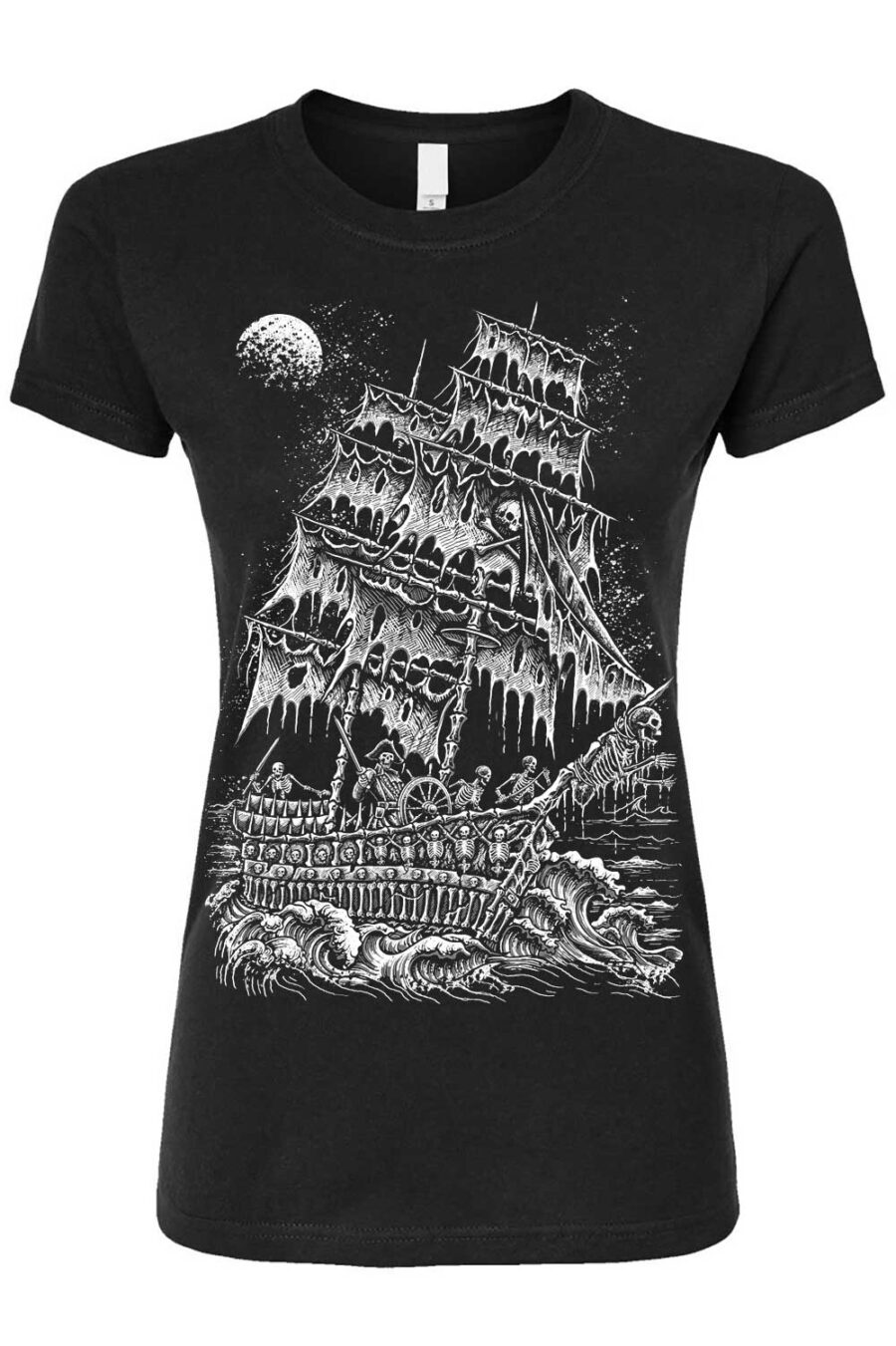 Skeleton Crew Pirate Ship T-shirt