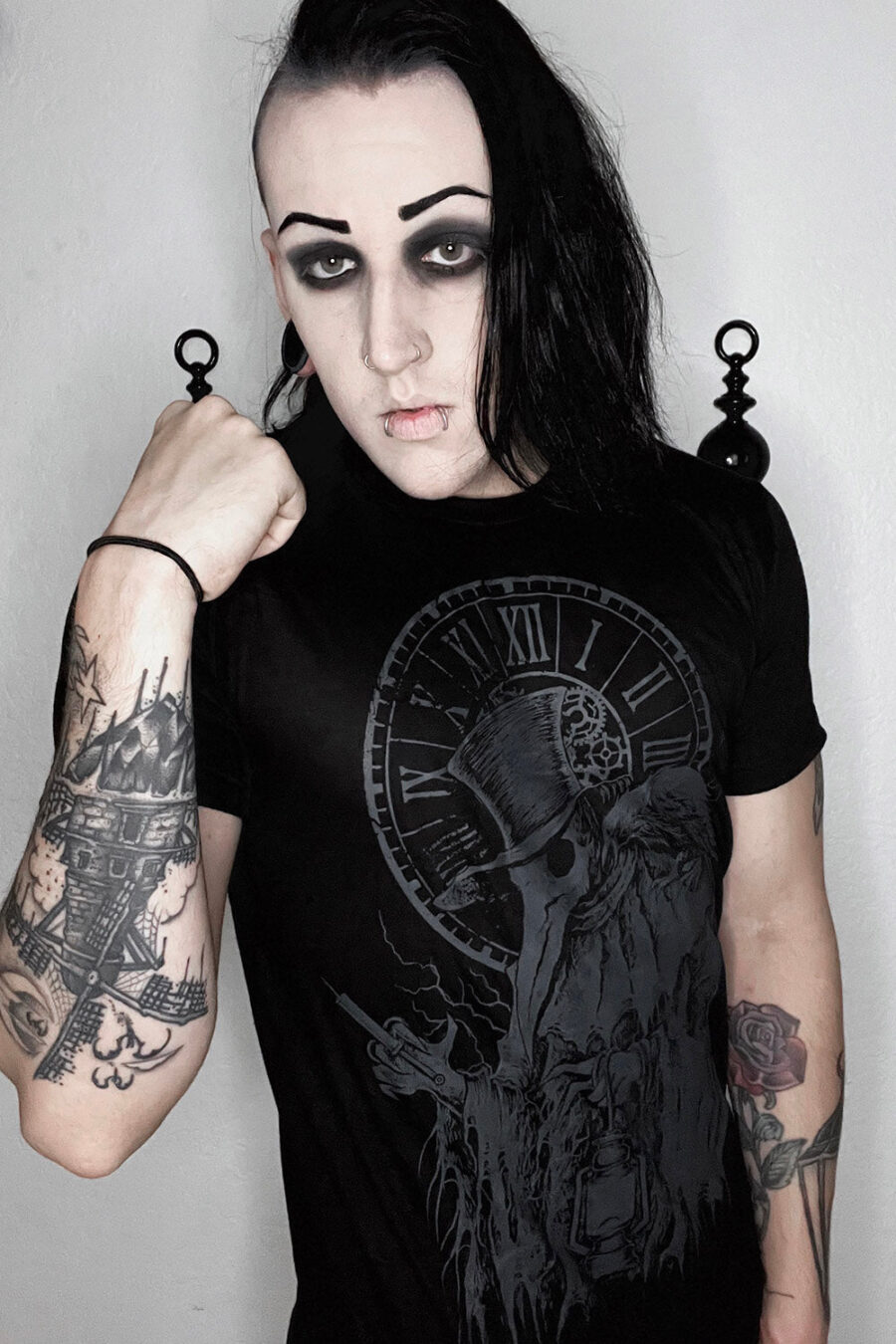 Plague Doctor T-shirt [GREY ASHES]