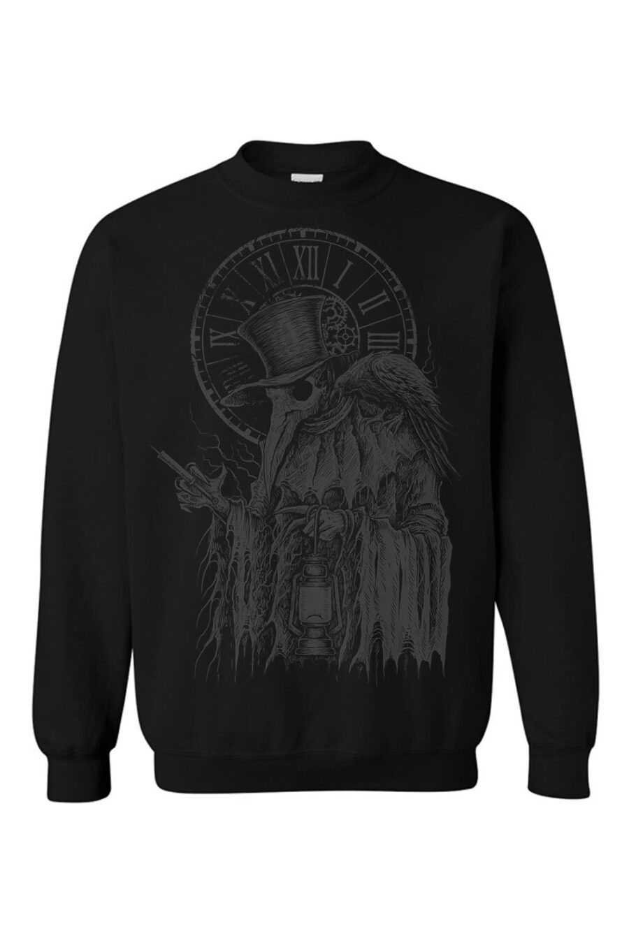 Plague Doctor Sweatshirt [GREY ASHES]