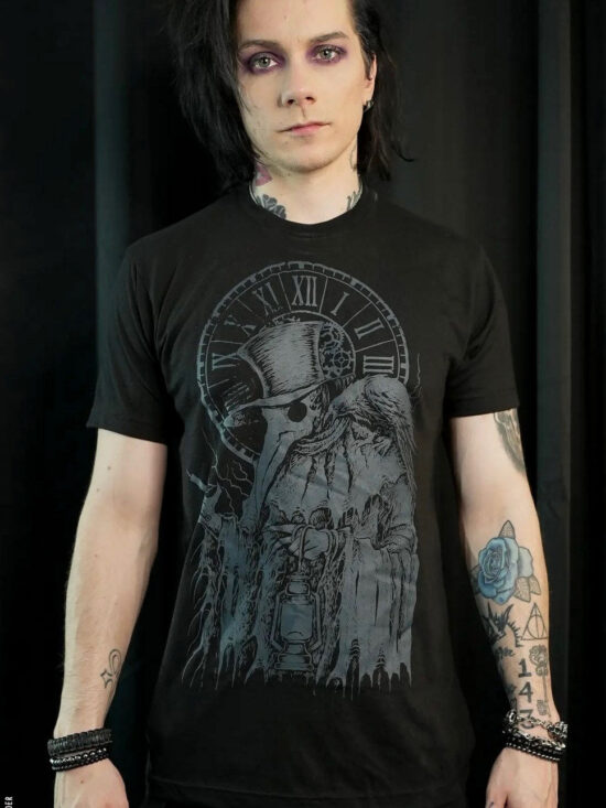 Plague Doctor T-shirt [GREY ASHES]