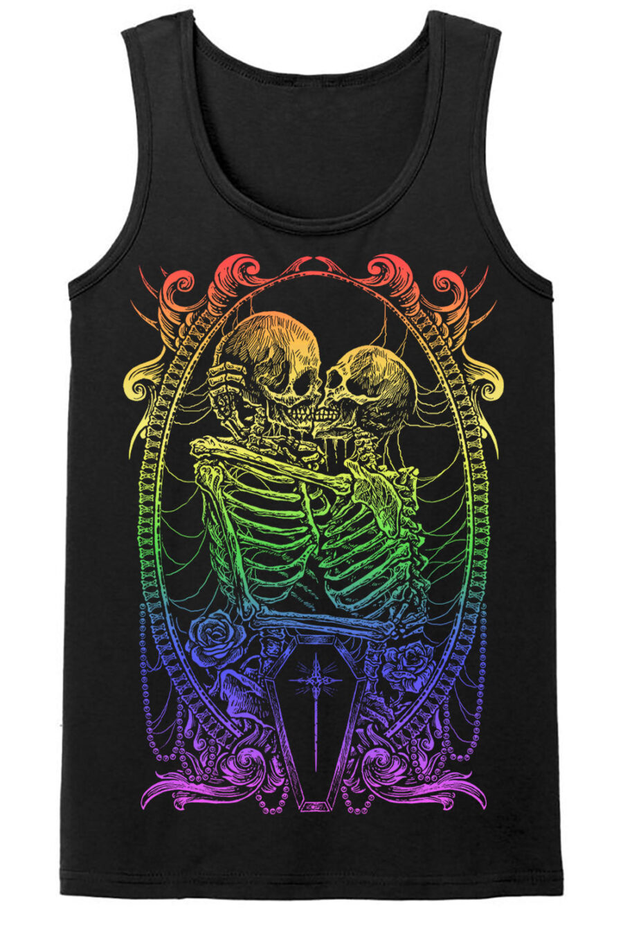 Pride Skeleton Love T-shirt [RAINBOW]
