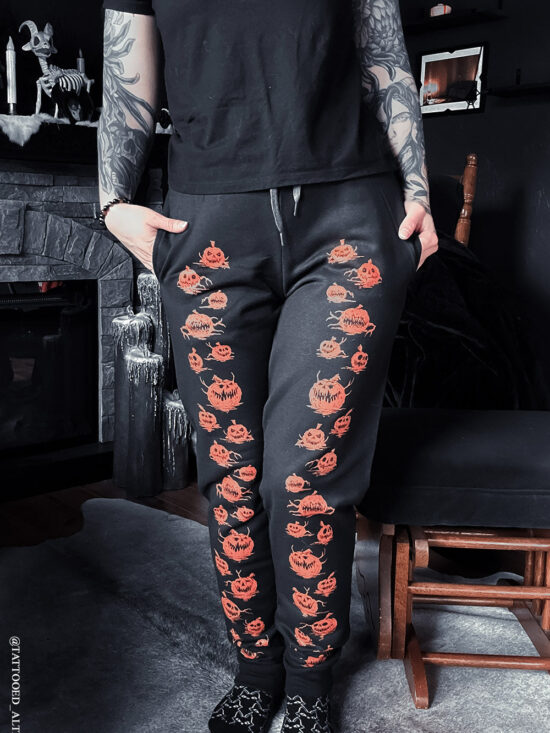 Possessed Pumpkin Patch Joggers [Unisex]