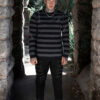 Autopsy Stitch Striped Sweater