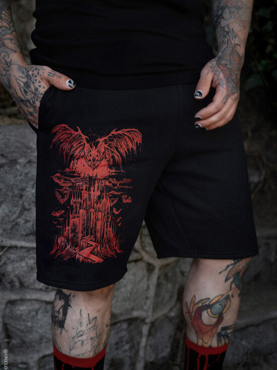 Vampire Castle Sweat Shorts [Unisex]