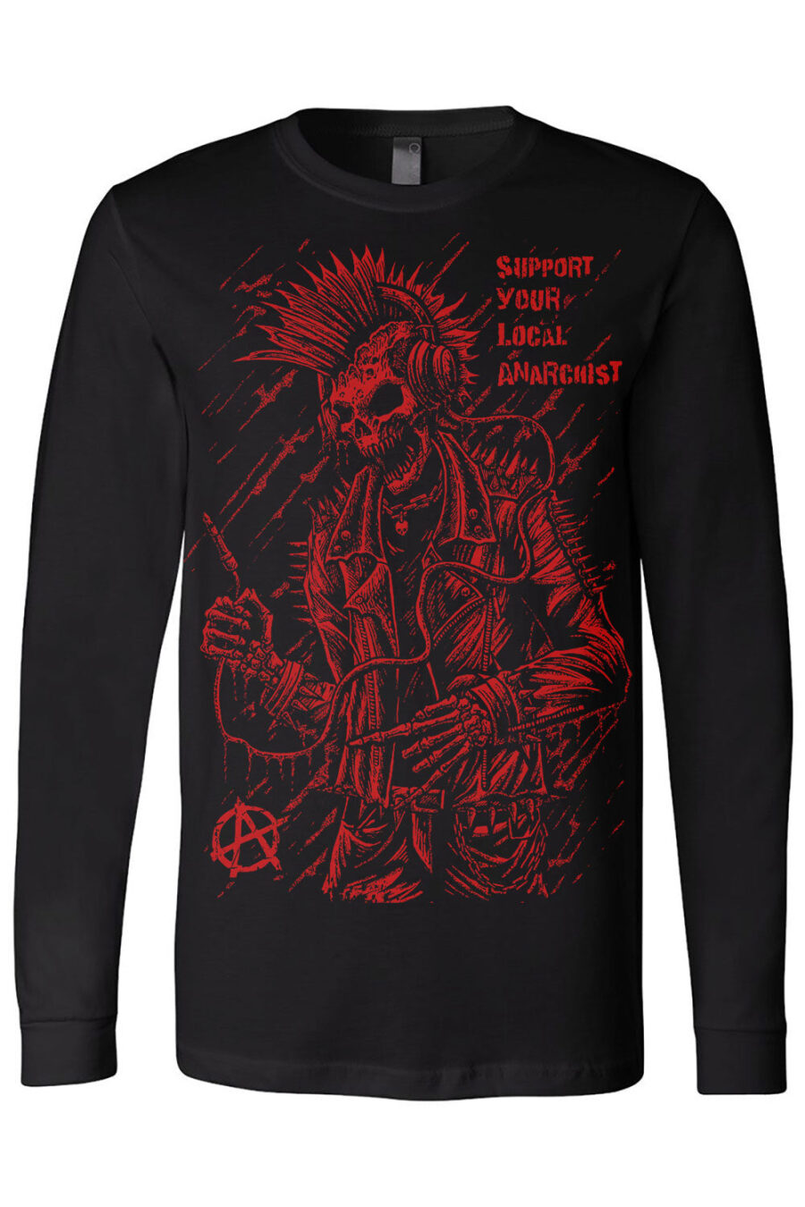 Punk's Not Dead T-shirt [Red]