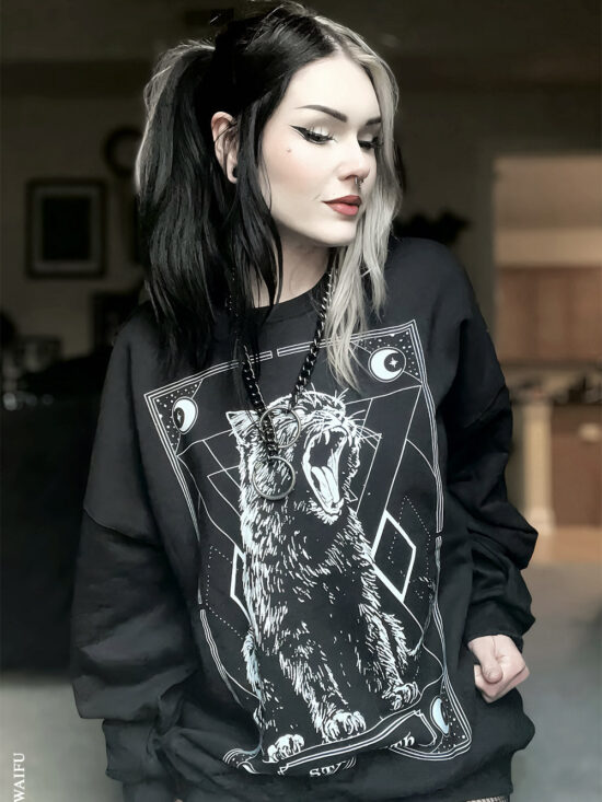 Strength Kitty Tarot Sweatshirt