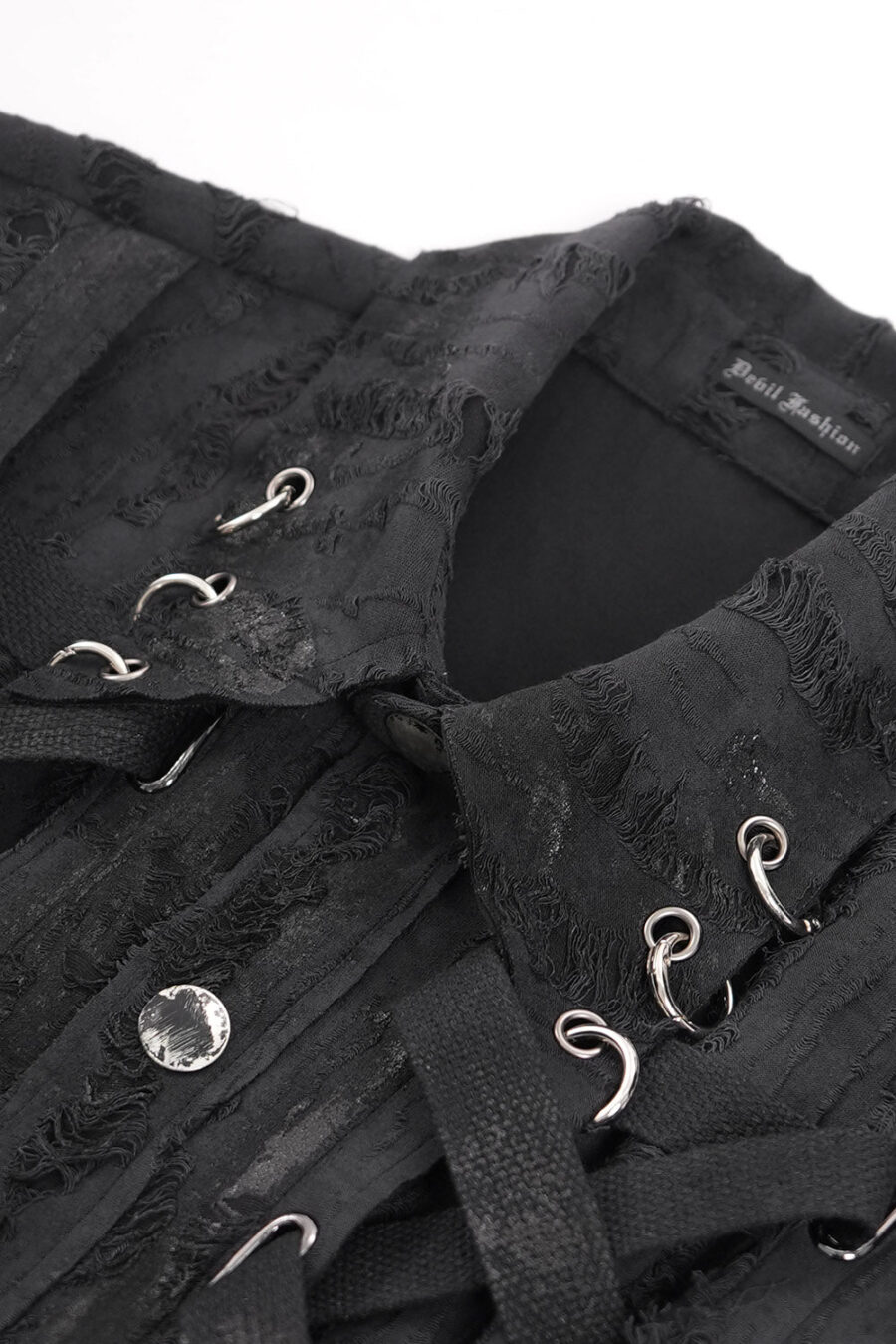 Deathrock Pierced Punk Vest