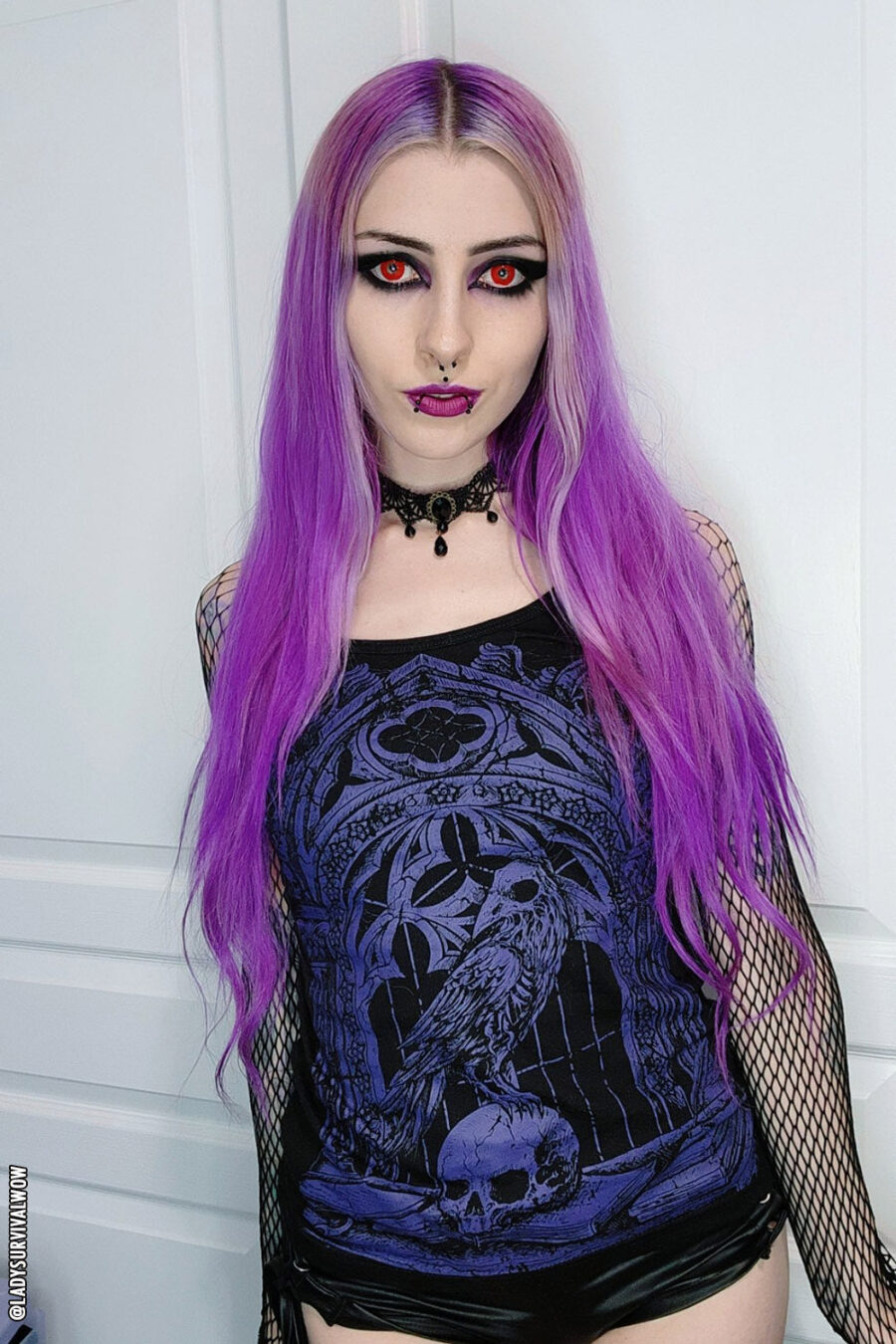 Quoth the Raven T-shirt [PURPLE]