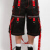 Tripp NYC X-Strap Zip Off Pants [BLACK/RED]