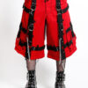 Tripp NYC Harness Dark Street Pants [Red/Black]