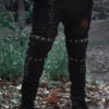 Annihilate Safety Pin Studded Pants
