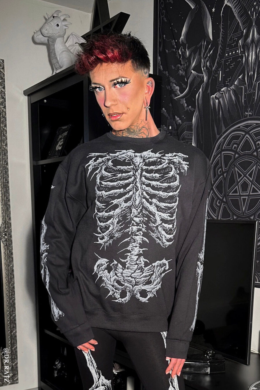 Dead Inside Skeleton Sweatshirt