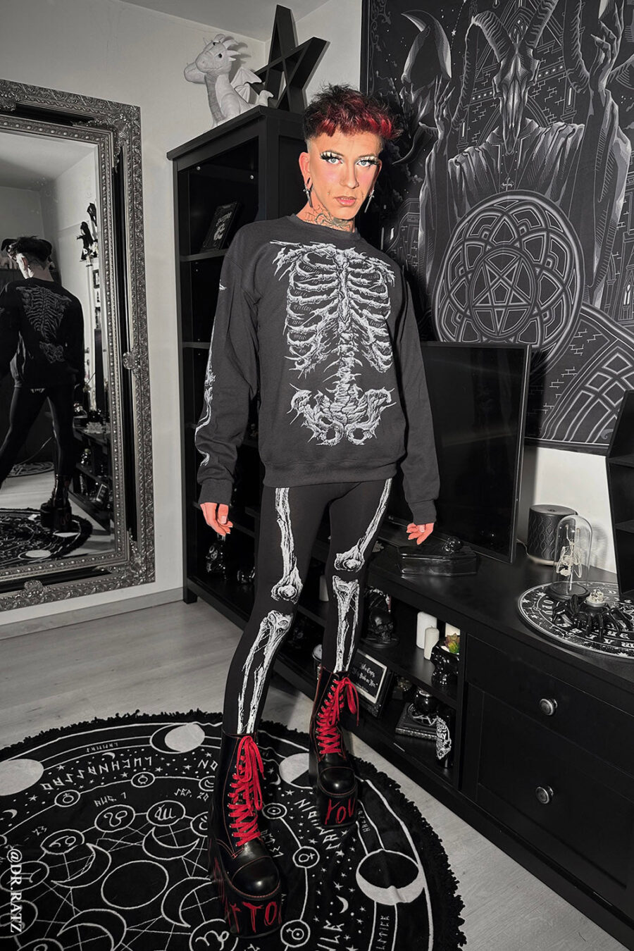 Dead Inside Skeleton Sweatshirt