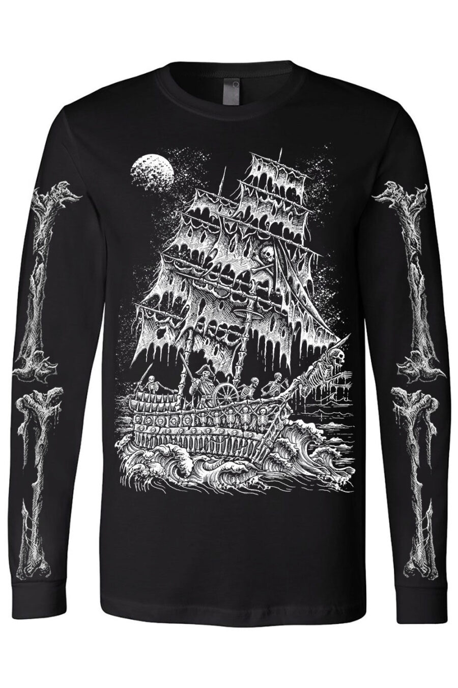 Skeleton Crew Pirate Ship T-shirt