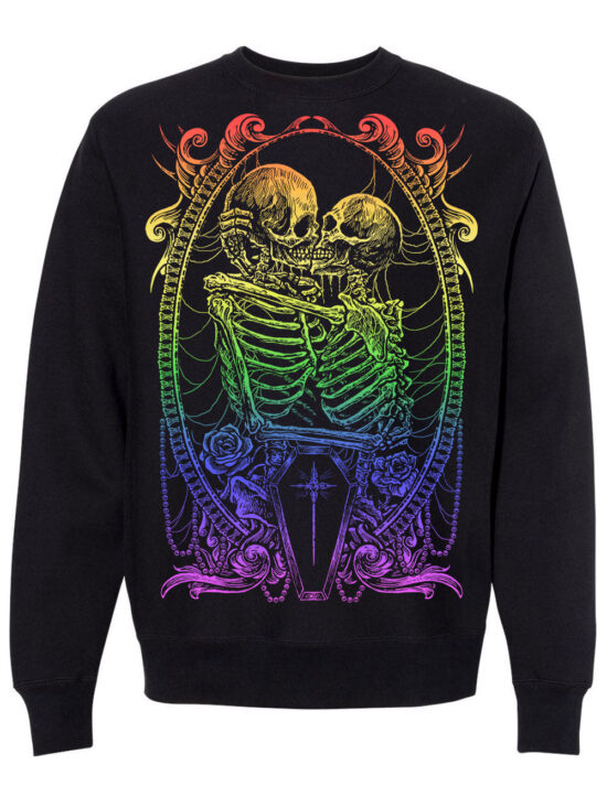Pride Skeleton Love Sweatshirt [RAINBOW]