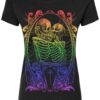 Pride Skeleton Love T-shirt [RAINBOW]