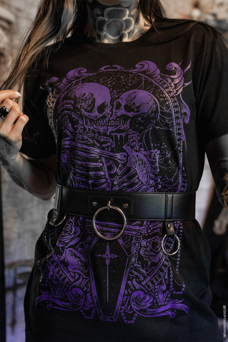 Til Death Do Us Part T-shirt [PURPLE]
