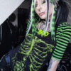 Zombie Rot Skeleton T-shirt [Monster Green]