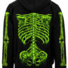 Zombie Rot Skeleton Hoodie [Monster Green]