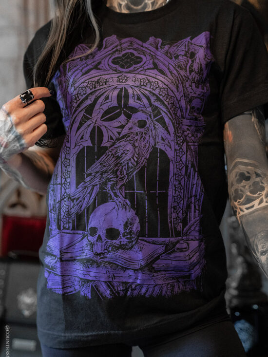 Quoth the Raven T-shirt [PURPLE]