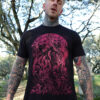 Three-Headed Werewolf T-shirt [WINE RED]