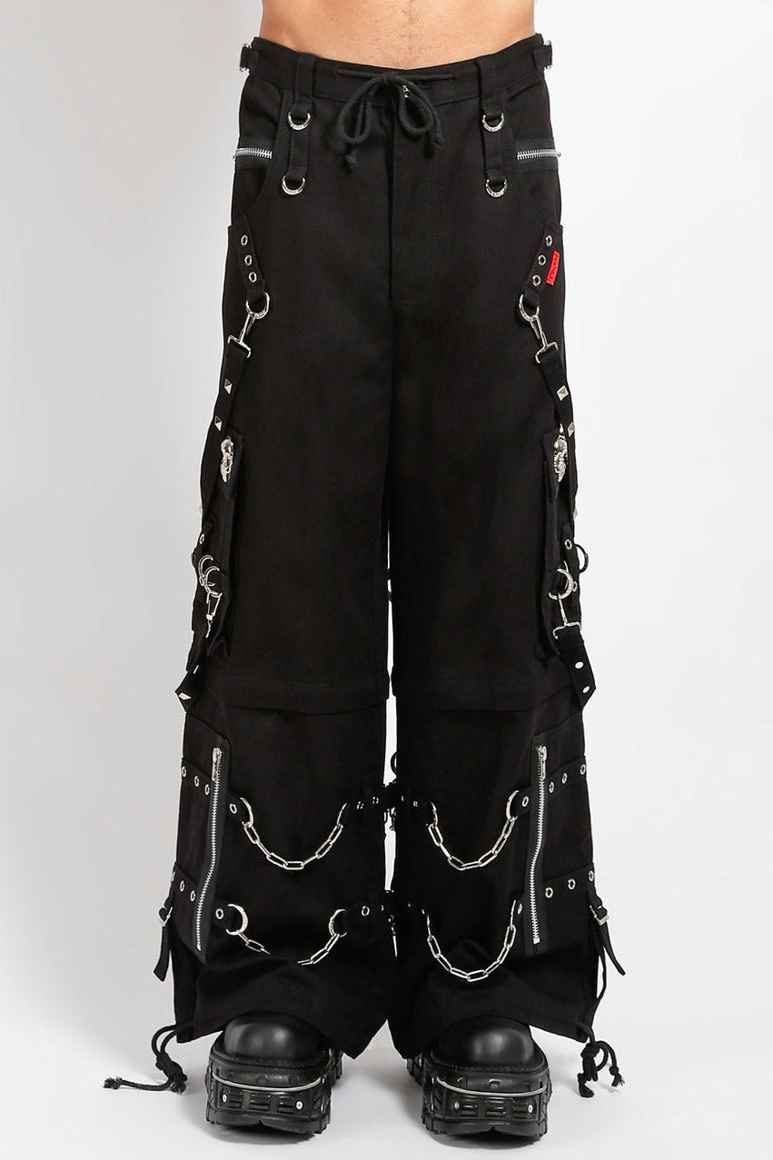 Tripp NYC Skull Stud Pants [BLACK/BLACK]