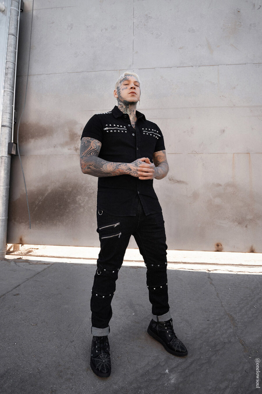 Shallow Grave Studded Shirt