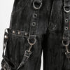 Tripp NYC Denim Strap Pants [Black Ink Wash]