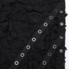 Black Death Tattered Mask Top