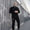 Wreckage Studded Shoulder Shirt