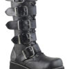 Phantom Platform Boots TRASHVILLE-518 [Matte Vegan Leather]