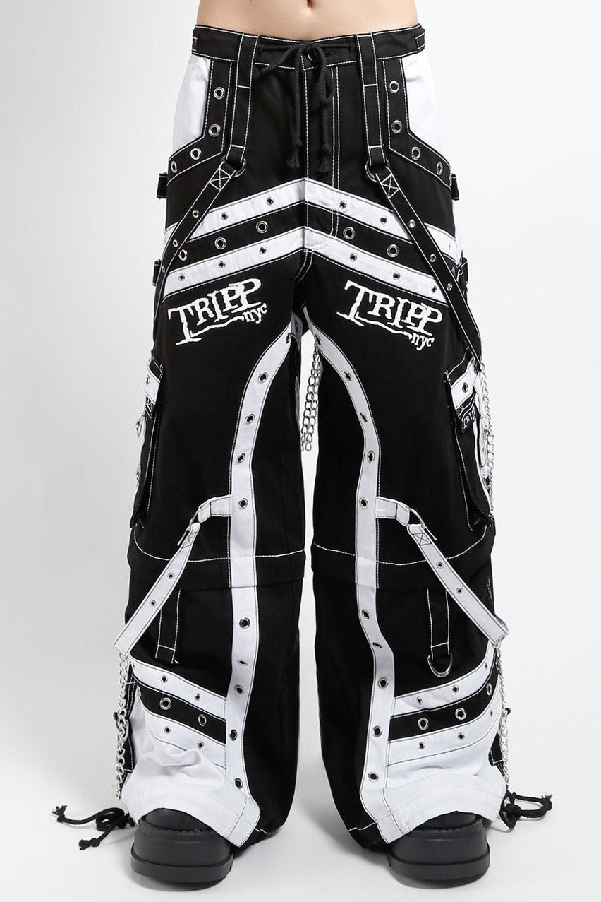 Tripp NYC Off Track Pants [BLACK/WHITE]